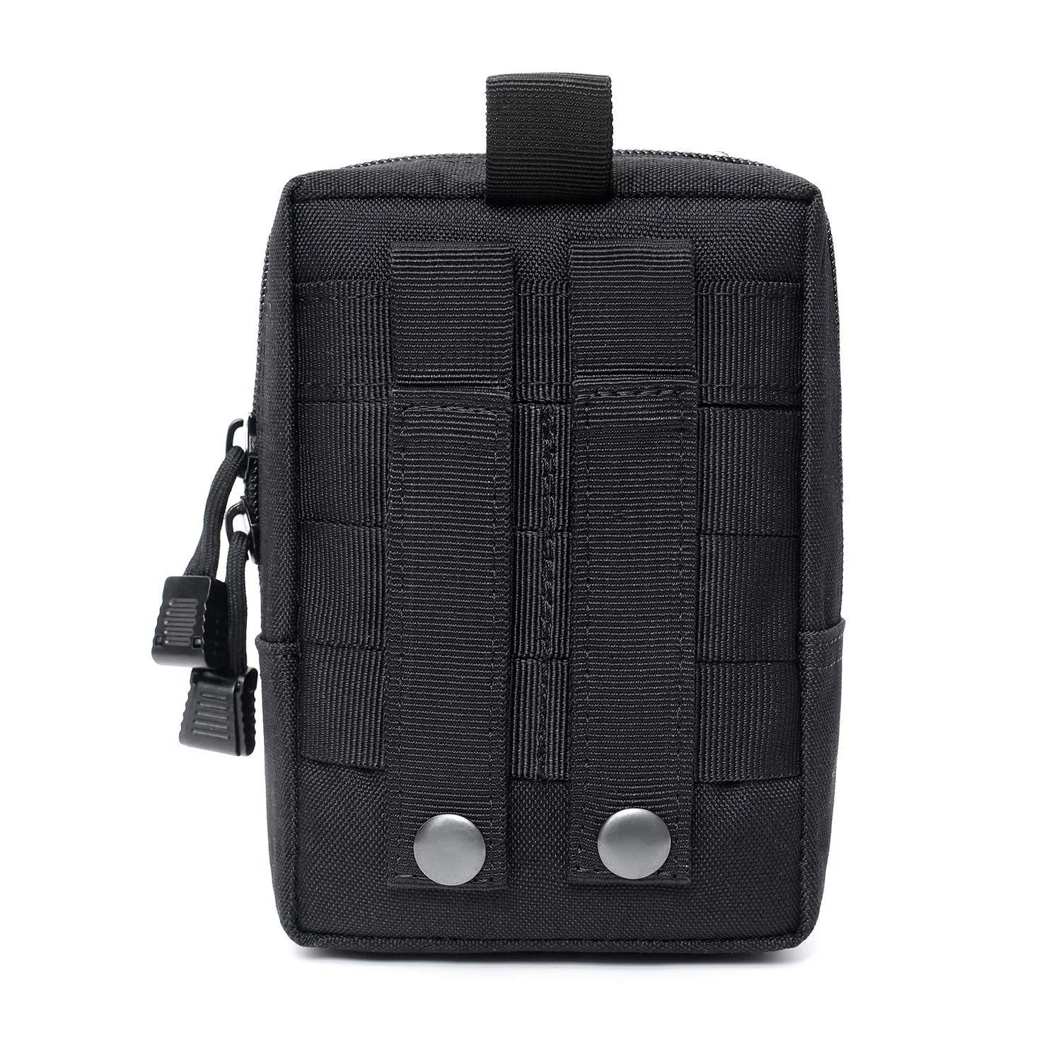 Pochette tactique compacte et résistante à l'eau, sac de taille utilitaire EDC pour la chasse, le Tr