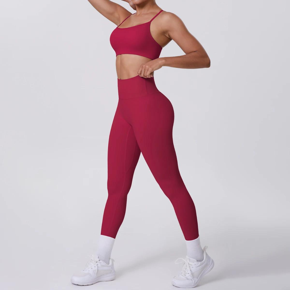 Costume de Yoga ensemble de sport gymnastique sans couture soutien-gorge de sport à fort Impact femm
