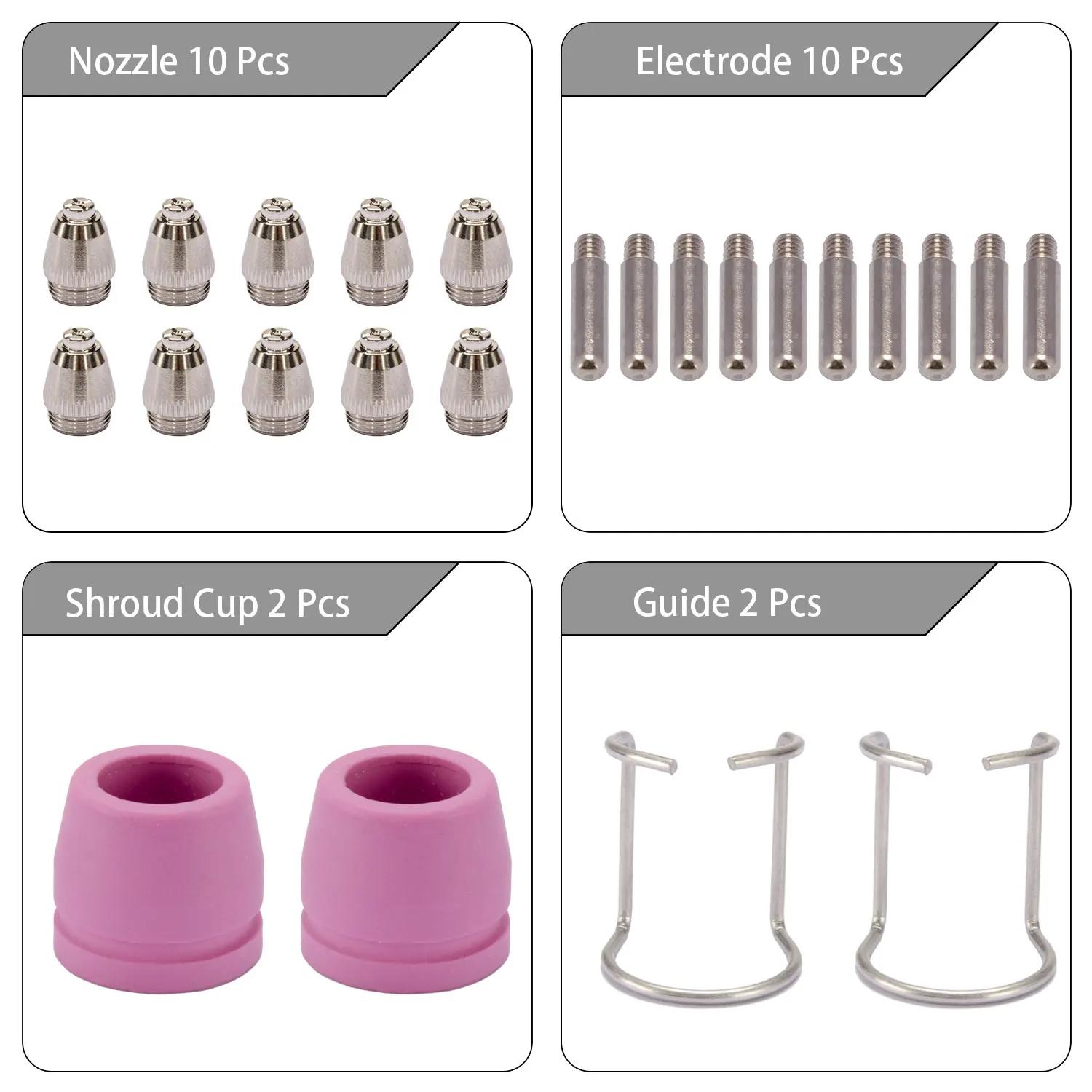 AG60 SG-55 AG-60 WSD-60 Kit de consommables pour buses de pointe de torche de découpe Plasma
