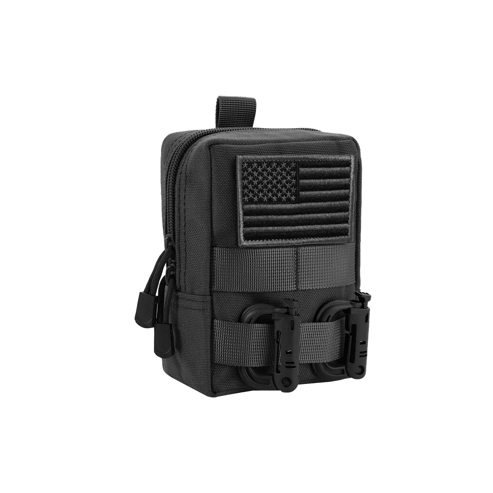 Pochette tactique compacte et résistante à l'eau, sac de taille utilitaire EDC pour la chasse, le Tr