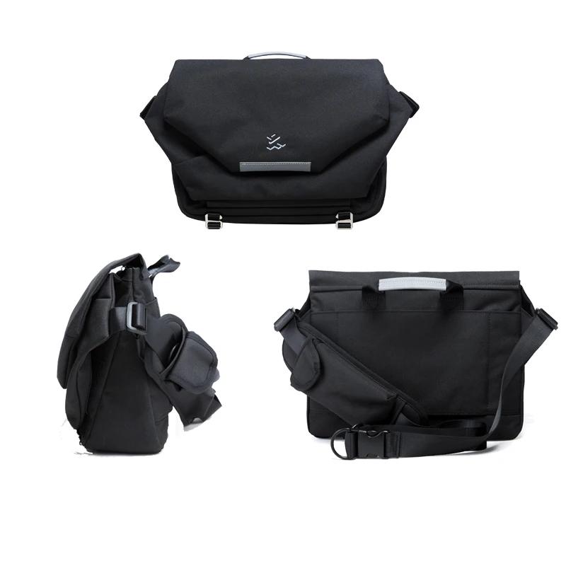 MOYYI Design grand sac de messager pour ordinateur portable pour hommes étanche voyage bandoulière s