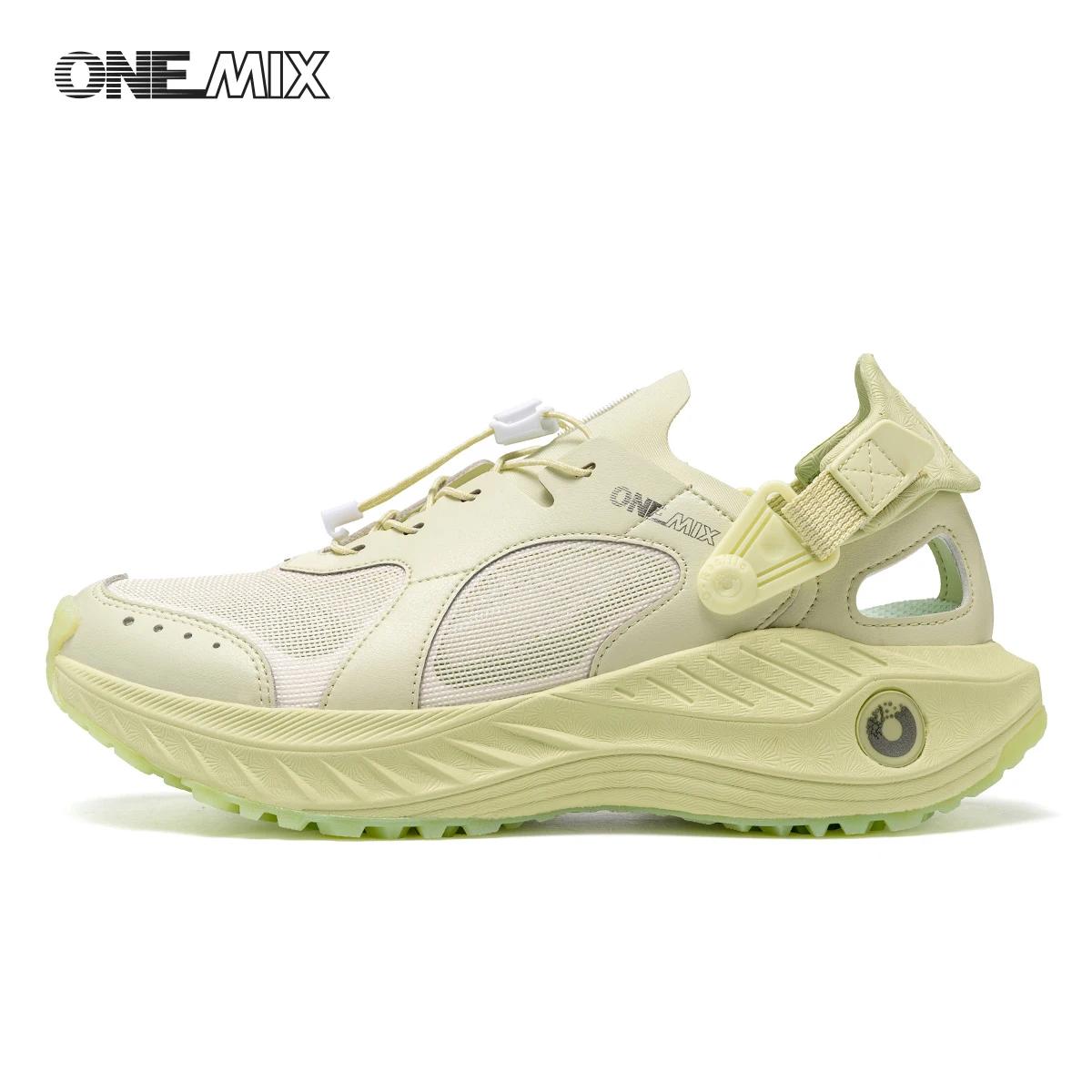 Chaussures légères ONEMIX pour femmes - Respirantes imperméables amorti été automne plein air