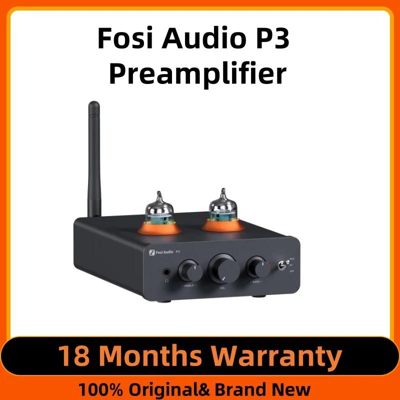 Fosi Audio P3 amplificateur à Tube Bluetooth HiFi stéréo préamplificateur Valve vide avec contrôle d