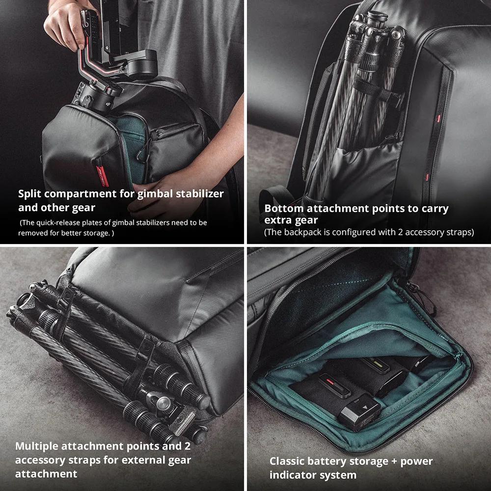 IcalYTECH-Sac à dos OneMo Lite pour appareil photo, 22L, DJI, Sony, IL, Nikon, OSMO, Action Pocket, 
