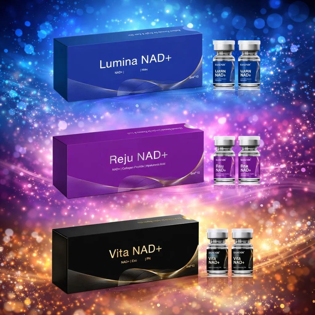 Sérum 3 en 1 SANENDI NAD+ Acide Hyaluronique GSH EXOO Essence Collagène Peptide Beauté Coréenne Soin