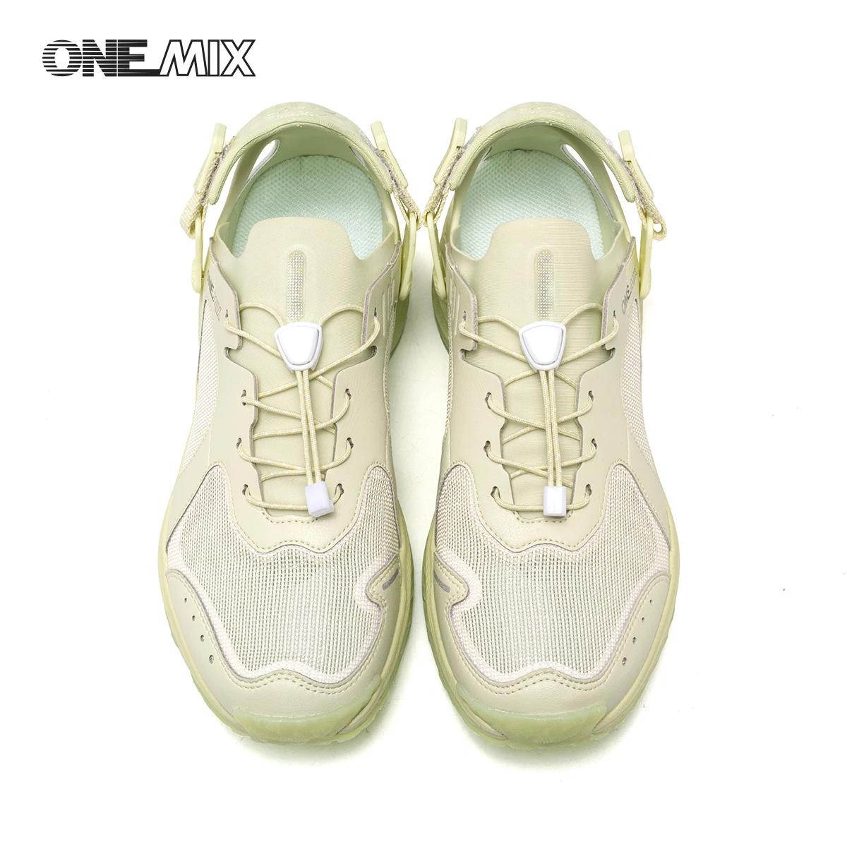 Chaussures légères ONEMIX pour femmes - Respirantes imperméables amorti été automne plein air