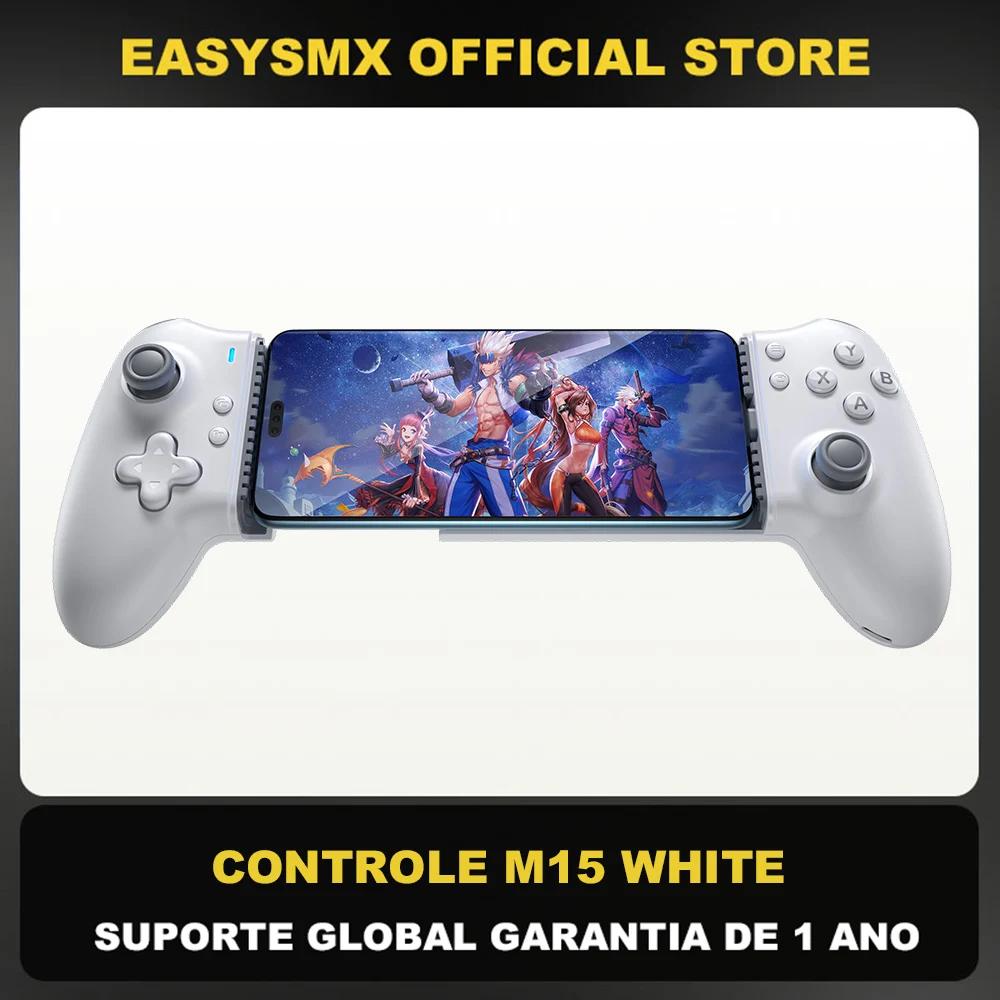 Manette de jeu mobile EasySMX M15 Type C à capteurs Hall pour téléphones Android et iPhone 15/16, co