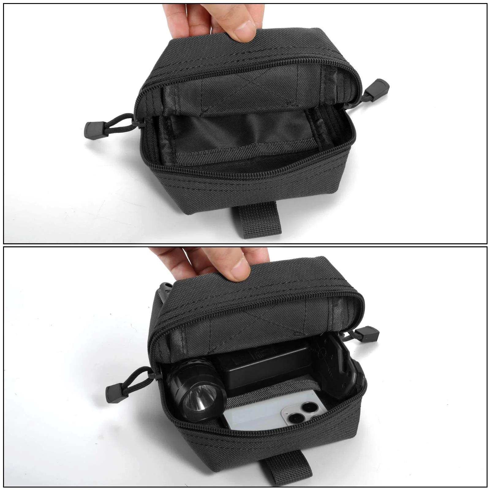 Pochette tactique compacte et résistante à l'eau, sac de taille utilitaire EDC pour la chasse, le Tr