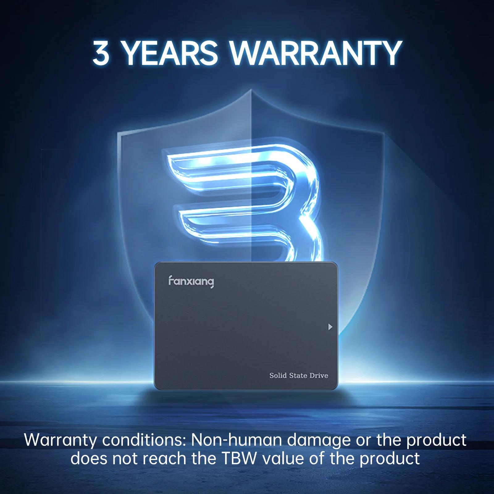 Disque SSD SATA Fanxiang S102 Pro 2,5 pouces, vitesse accélérée de 70 %, 500 Go, 1 To, 2 To, jusqu'à