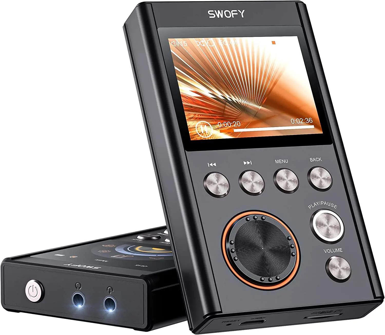 Lecteur MP3 HiFi 64 Go, DAC haute résolution avec ruban audio numérique haute résolution DSD, prend 