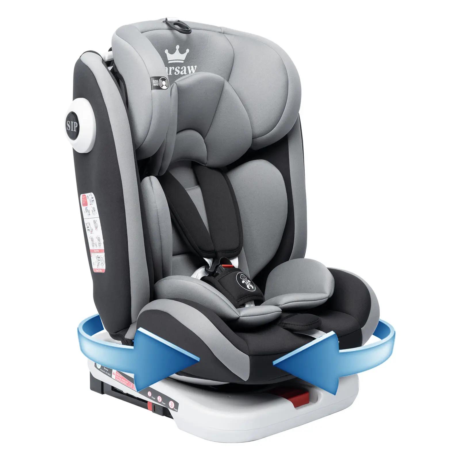 AP01 KL005 Siège enfant 360 °   Siège auto bébé rotatif ISOFIX, ECE R44/04,9-36 kg/0-12 ans, ceintur