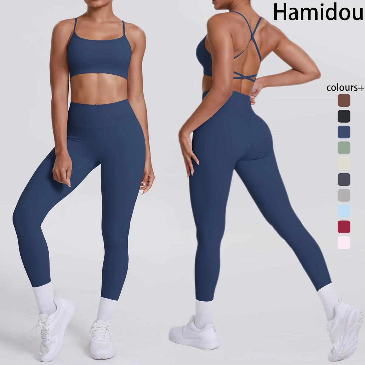 Costume de Yoga ensemble de sport gymnastique sans couture soutien-gorge de sport à fort Impact femm