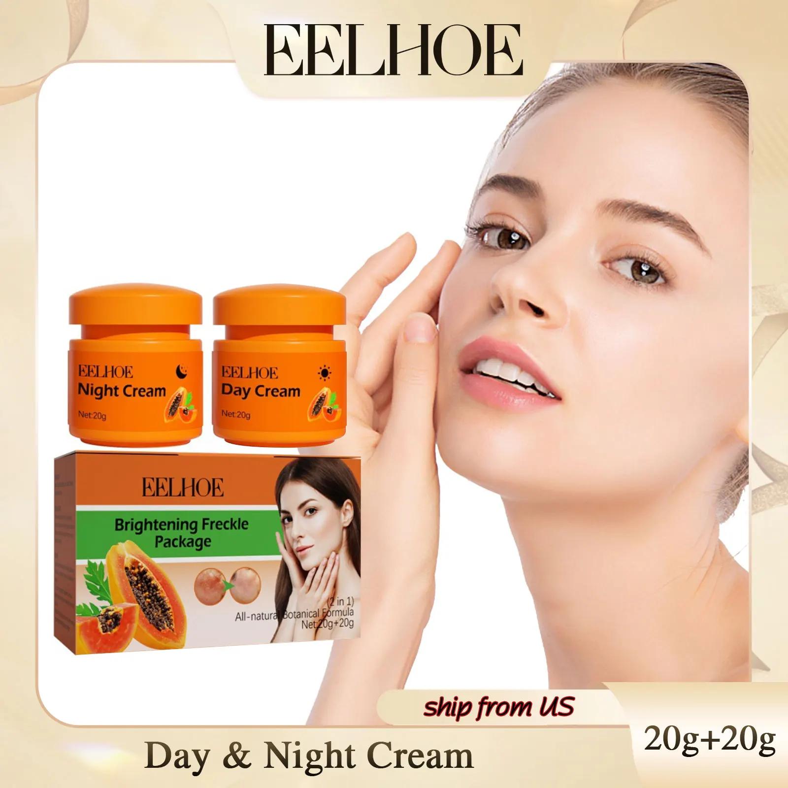 Crème éclaircissante pour le visage, blanchiment des taches de rousseur, taches de soleil de jour et