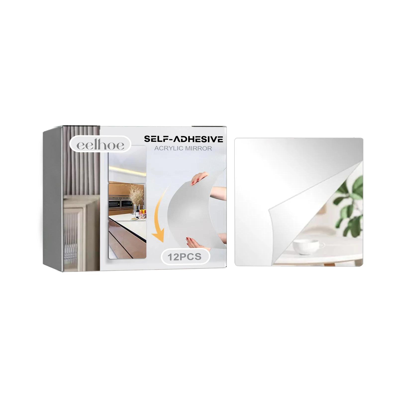 Eelmangez-Miroir Auto-Adhésif pour Dortoir, Sans Perforation Stéréoscopique