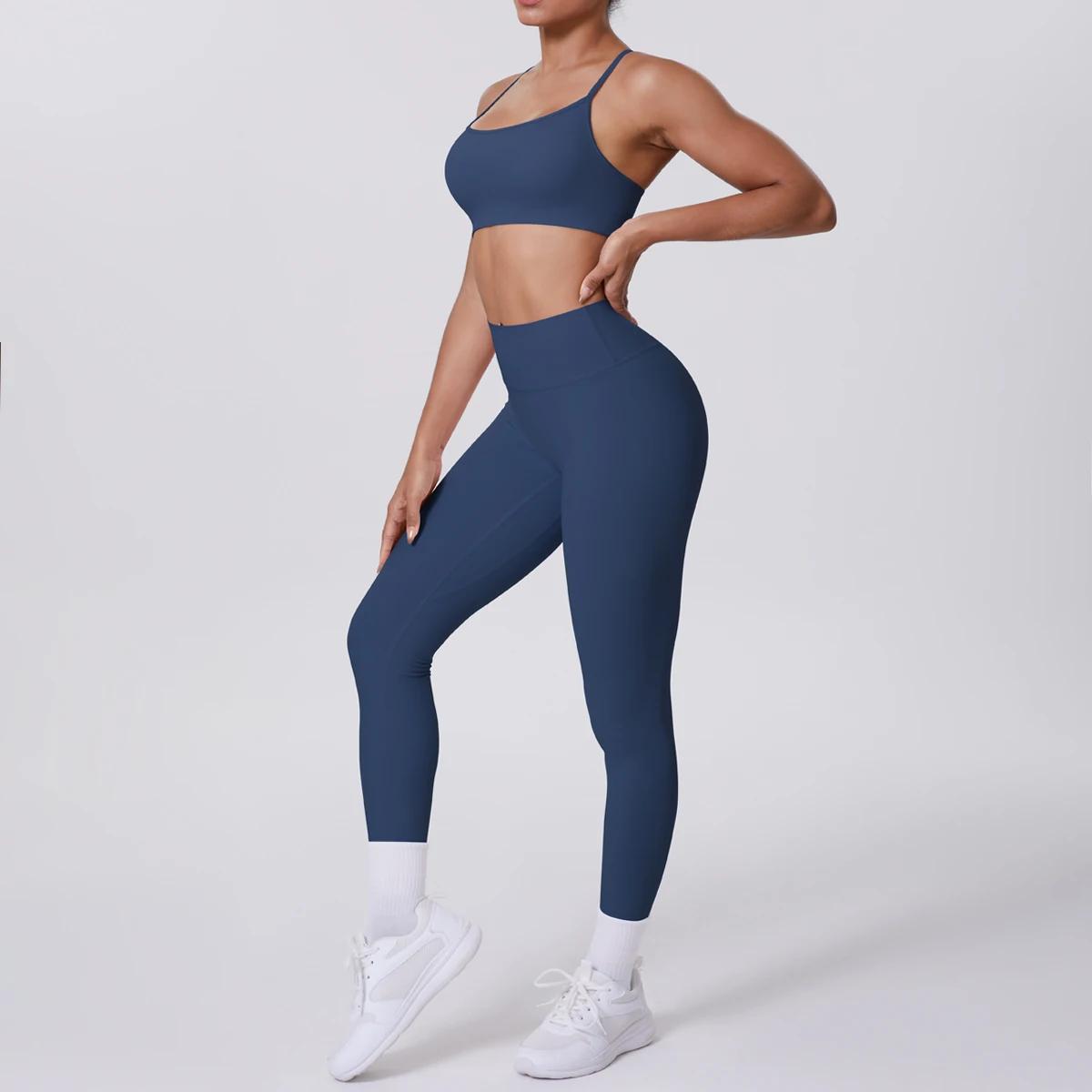 Costume de Yoga ensemble de sport gymnastique sans couture soutien-gorge de sport à fort Impact femm