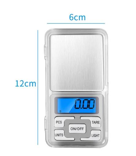 Mini balance portable de haute précision 0,1g A 500g numérique