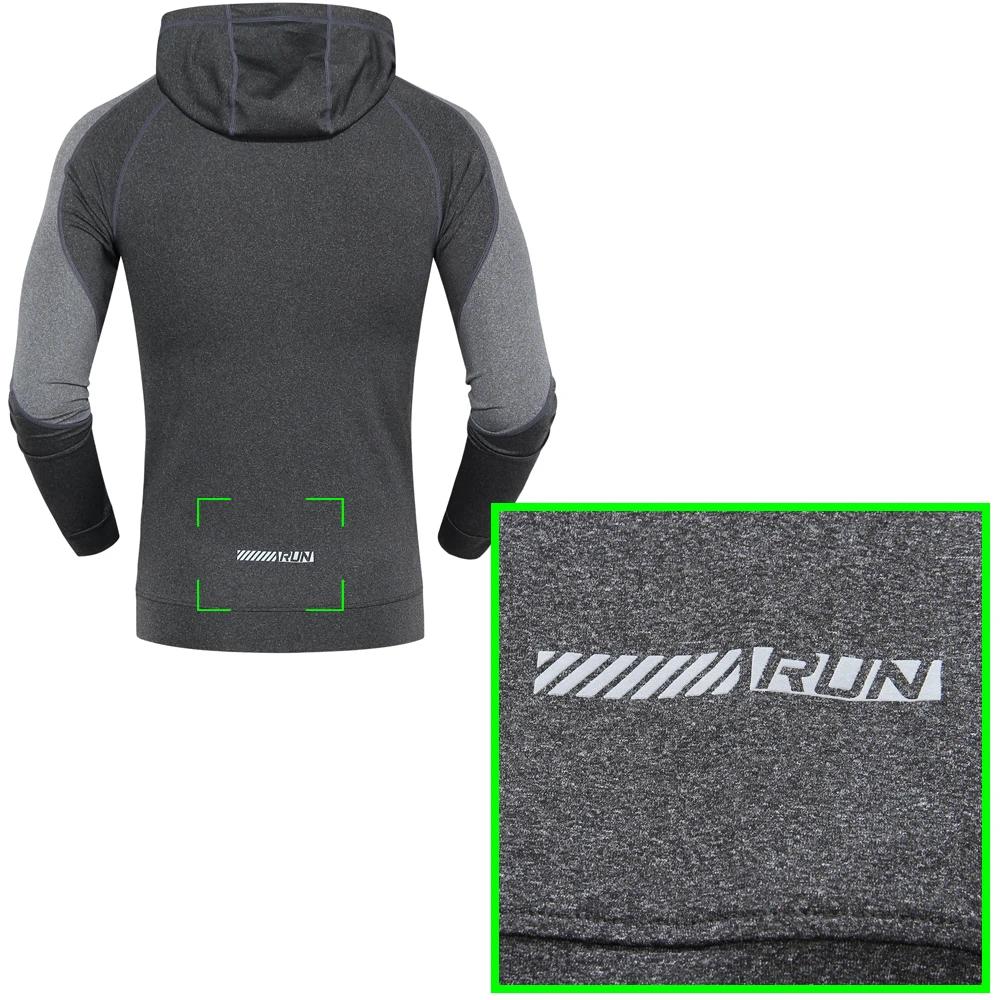 Vestes de sport à capuche pour hommes, fermeture éclair, mince, randonnée, confortable, élastique, s