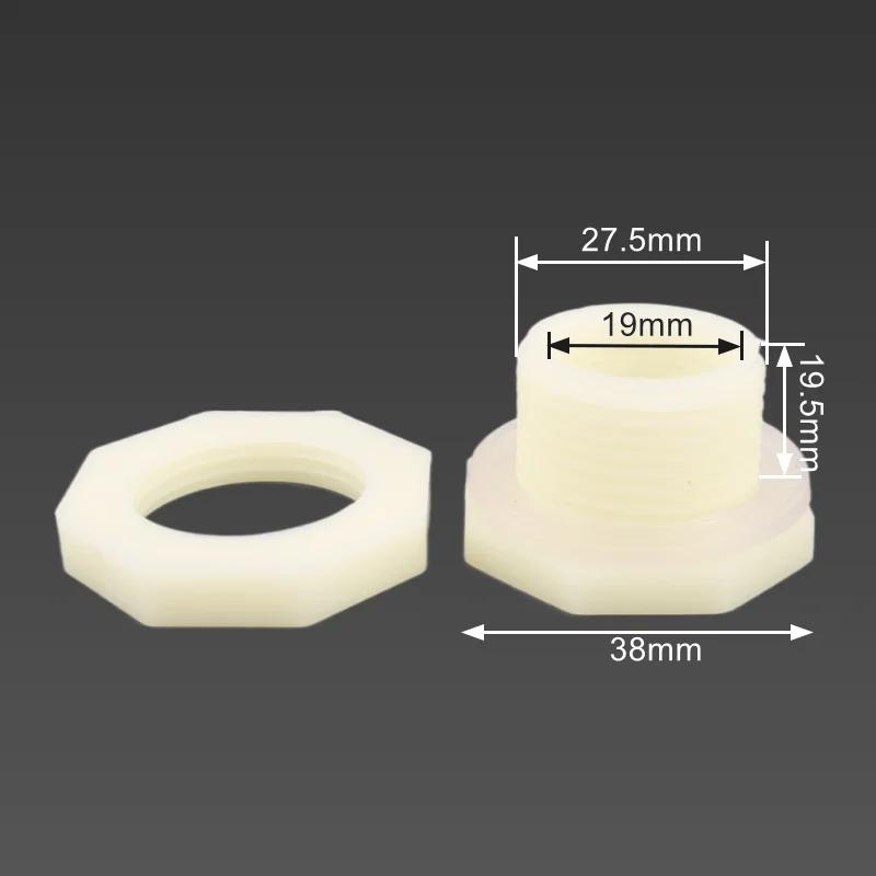 1 ensemble ABS 1/2 pouces à 6.4 ~ 20mm connecteur de réservoir d'eau coudé Aquarium jardin tuyau d'i