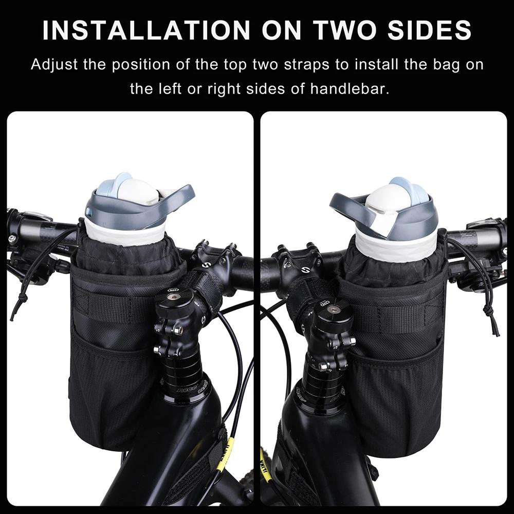 Bal inowalk-Poudres de poche pour bouteille d'eau de vélo, sac à outils de guidon, accessoires de vé