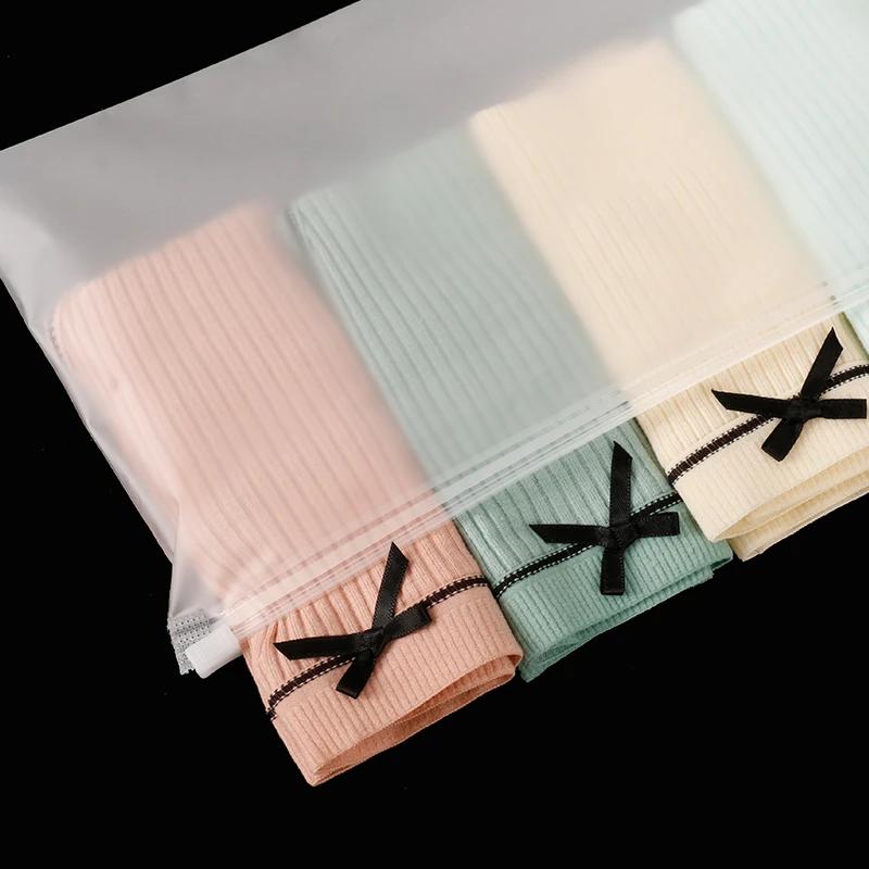 Sac à fermeture éclair givré 16 fils, sous-vêtements culottes chaussettes fournitures d'emballage ch