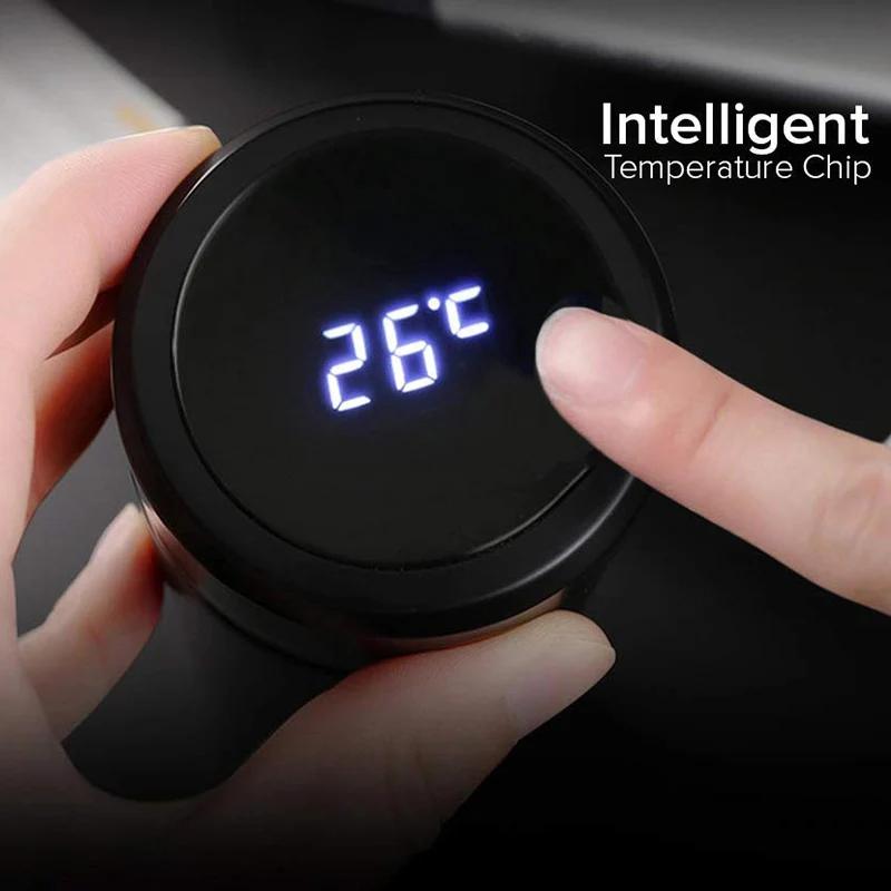 Bouteille d'eau intelligente en acier inoxydable, étanche, à Double paroi, pour conserver les boisso