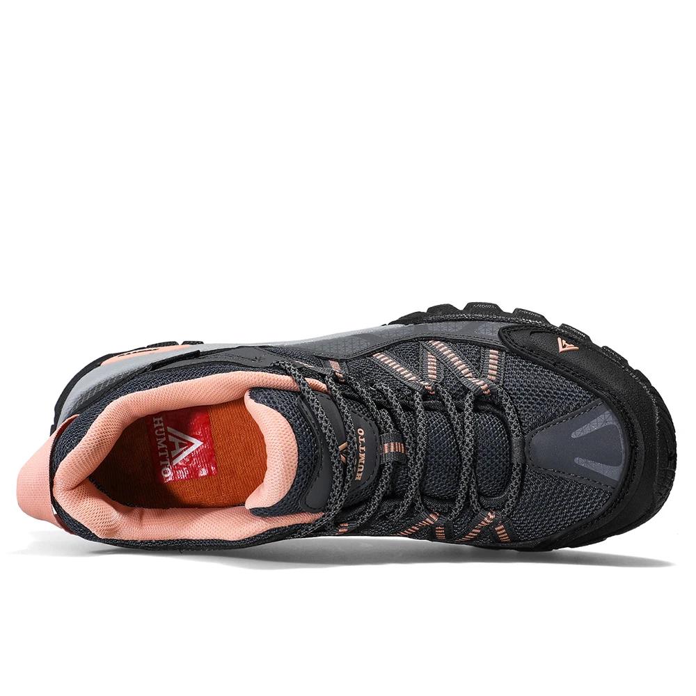 Humtto 2021 nouveauté chaussures de randonnée résistant à l'usure Sports de plein air femmes chaussu