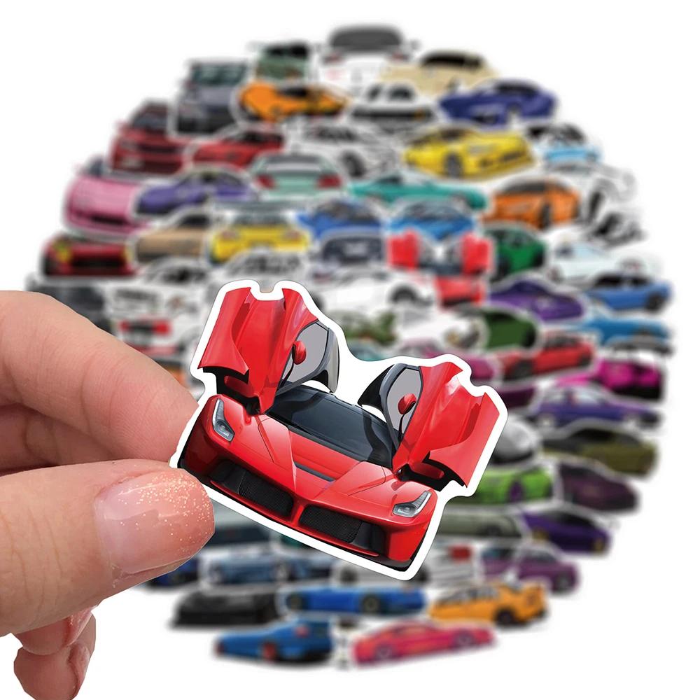 10/50/100 PIÈCES Rétrofit Racing JDM Autocollants Voiture Moto Ordinateur Portable Guitare Étanche G