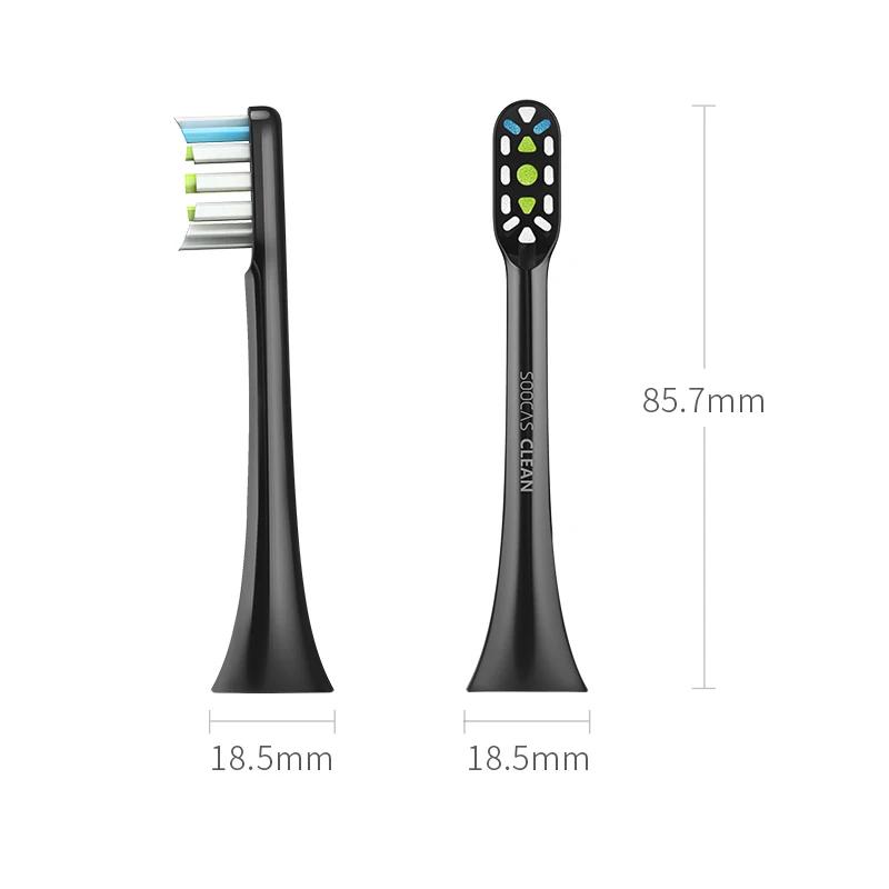 SOOCAS – têtes de brosse à dents électrique de remplacement, originales, SOOCAS X1 X3 X3U X5, têtes 