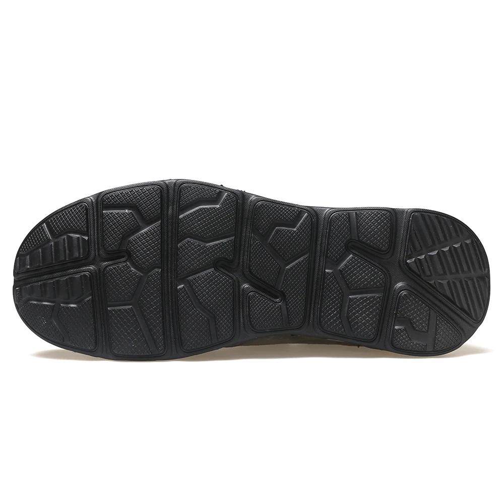 HUMTTO – chaussures de randonnée en cuir pour hommes, baskets de randonnée, de Camping, d'escalade, 