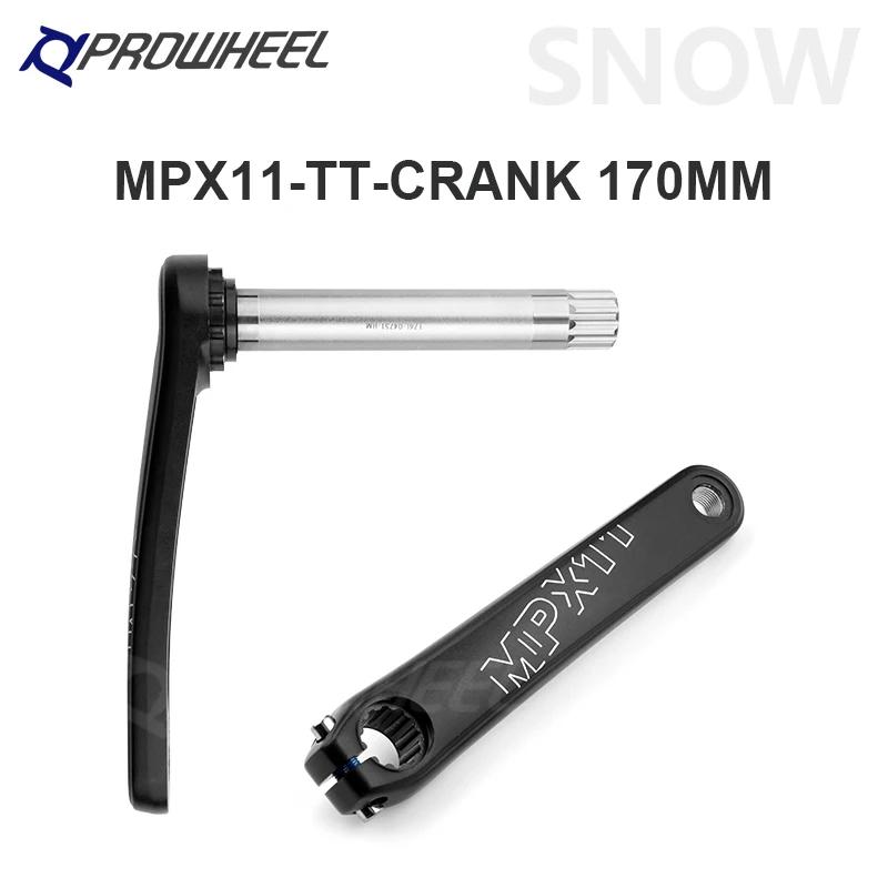 PROWHEEL pédalier de vélo de neige pédalier Fatbike 176/192mm support inférieur Compatible pour SRAM