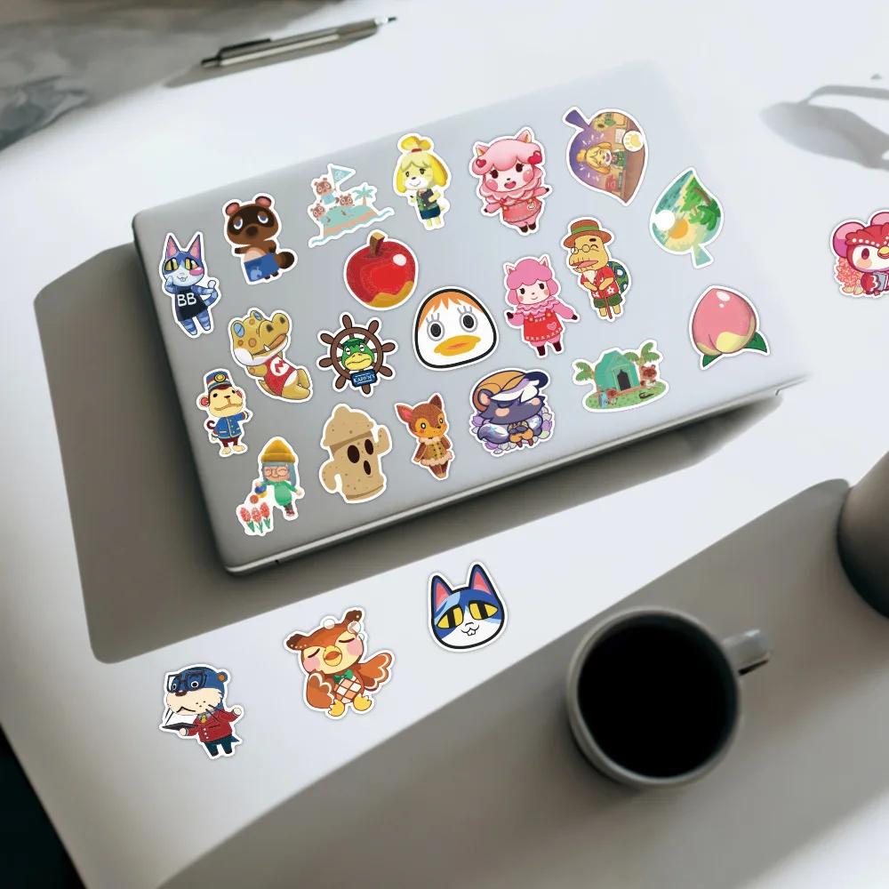 10/30/50/100 pièces jeu mignon Animal Crossing Graffiti autocollants dessin animé décalcomanies Scra