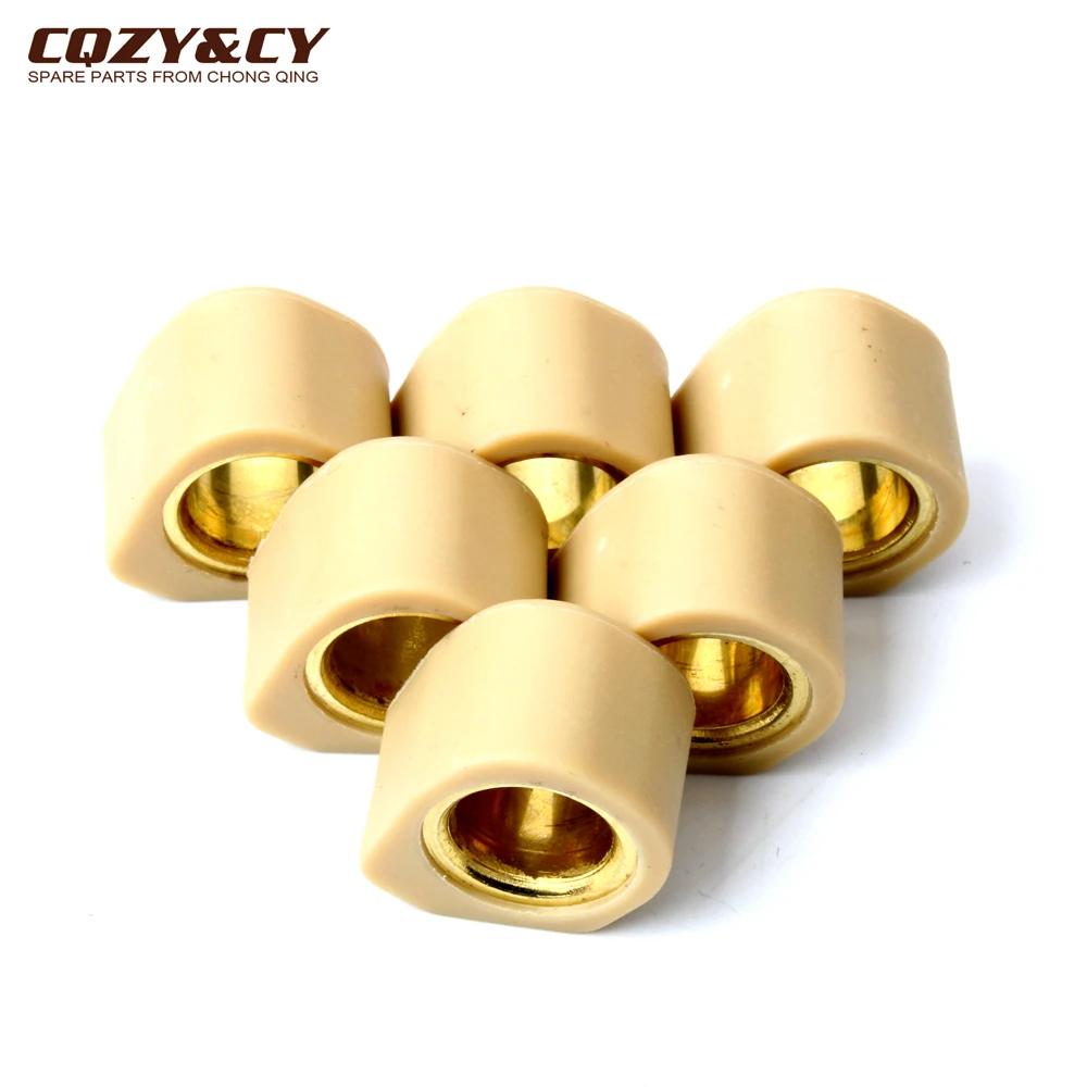 Poids de rouleau de variateur de course, 6 pièces, 20x15mm, 8g, 10g, 13g, 15g, 19g, pour Suzuki Burg
