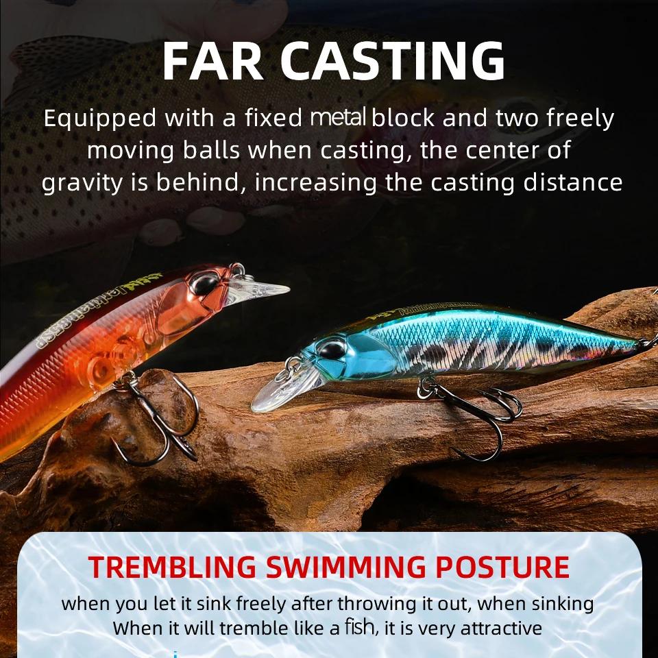 BEARKING 85mm 8g modèle chaud leurres de pêche appât dur 14 couleurs pour choisir vairon qualité pro