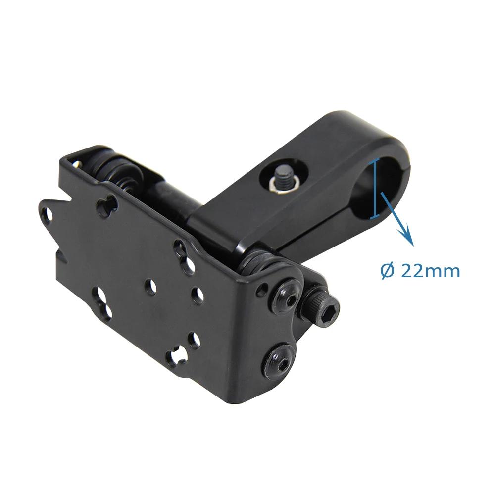 Universel nouveau pour Ø 22mm guidon nouveau noir moto téléphone GPS support avec pince de guidon