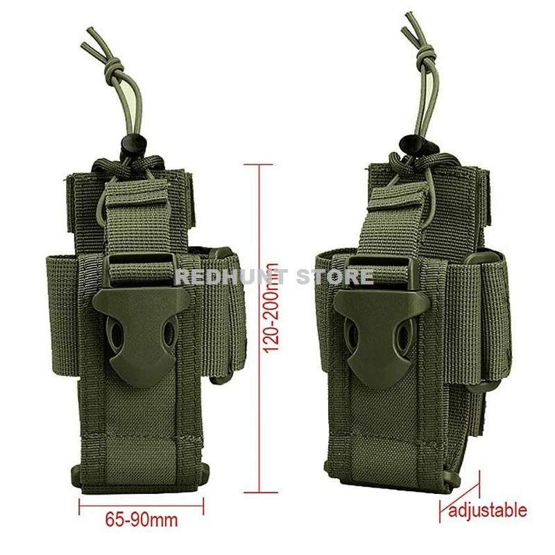 Sac de support de Radio tactique réglable, étui de Radio bidirectionnel Molle, support de pochette, 