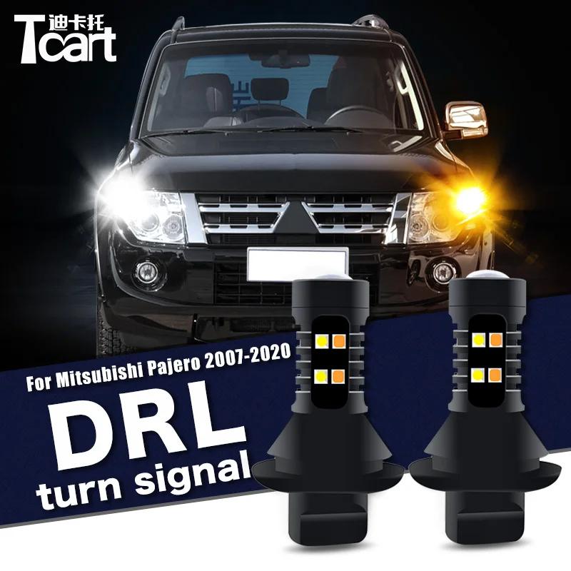 Clignotant LED pour Mitsubishi Pajero Montero Shogun V80/ NS, accessoires de voiture, feux diurnes D