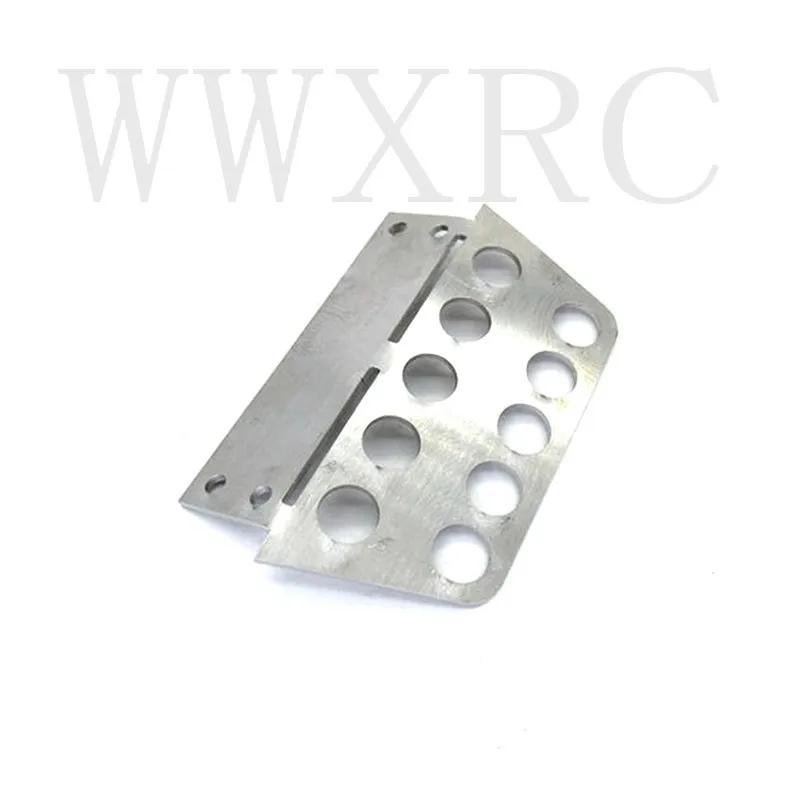 Pièces de rechange pour voiture RC modèle MN 1:12 D90 D91 99S, mise à niveau, armure avant en métal,