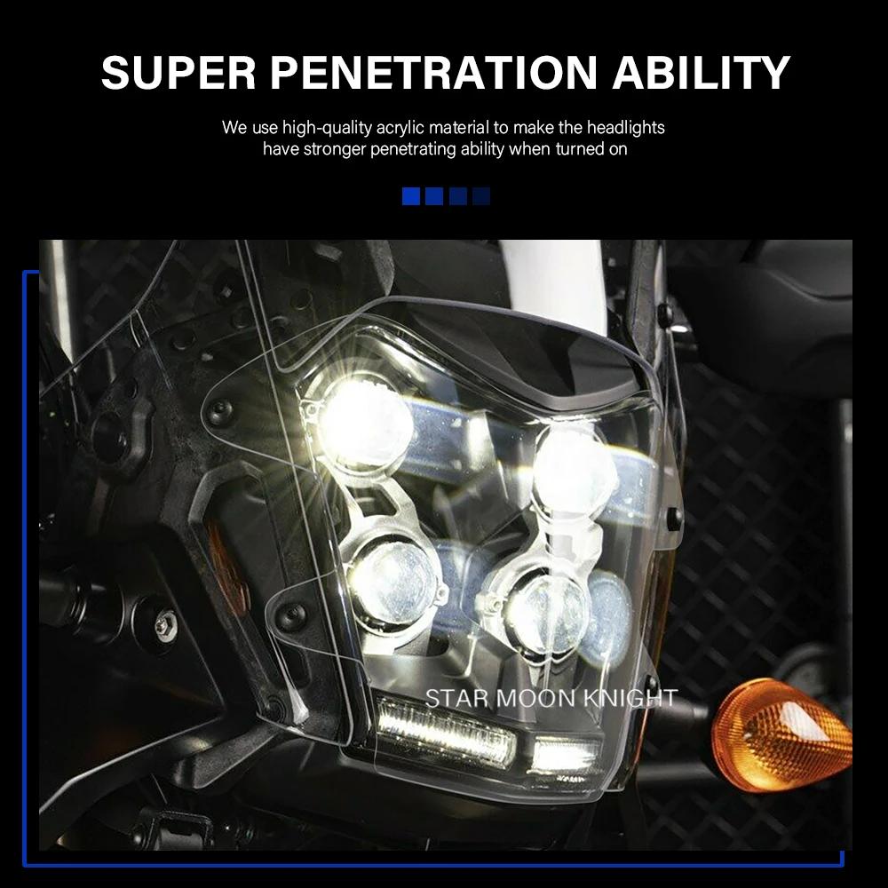 Protecteur de phare en acrylique, accessoires de moto, couvercle de protection pour YAMAHA Tenere 70