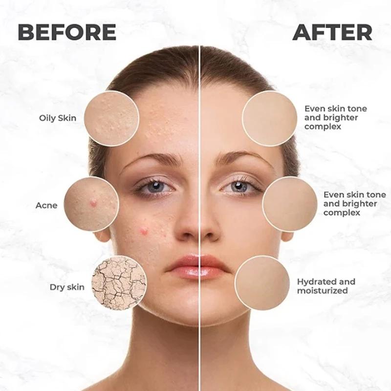 Juego de polvo de máscara de gelatina suave Natural, mascarilla Facial de goma despegable, frasco pa