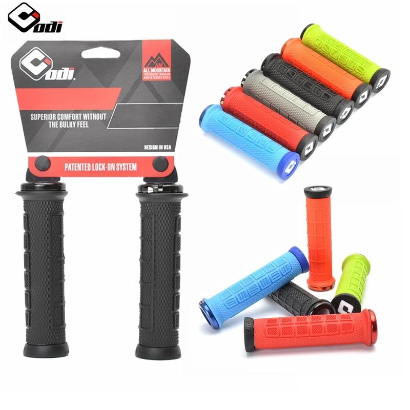 ODI – poignées de verrouillage de vélo pour vtt, couverture de guidon en alliage d'aluminium + Gel d