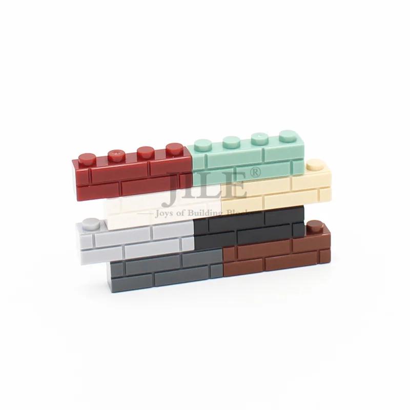 Blocs de Construction à monter soi-même, figurines murales, briques 1x2 1x3 1x4 points, jouets créat