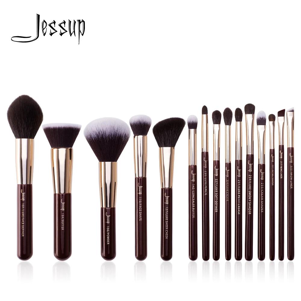 Essup – akeup rofessionnelle, 15 pièces, rush, owder, yesshadow, oner, lustré, prêt, infandel/olden