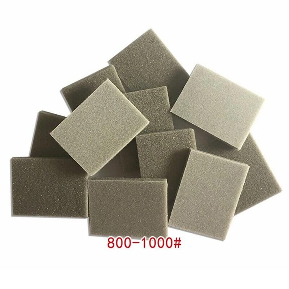 20 pièces éponge bloc de ponçage humide sec meulage papier de verre 300-400 500-600 800-1000 1200-15