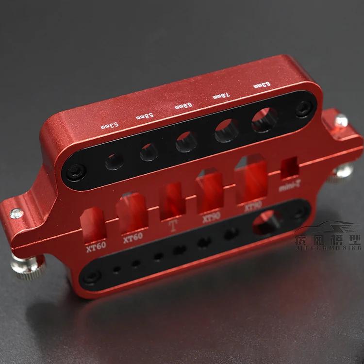 Mini porte-outil de soudage rouge en métal RC, modèle de drone de voiture, outil de soudage marin, c
