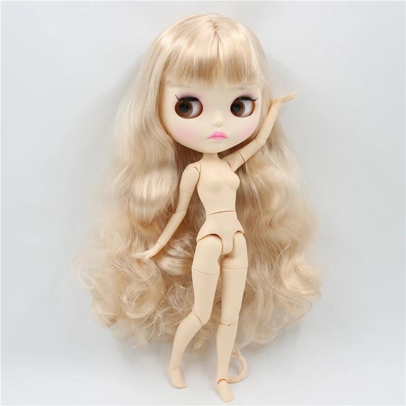 ICY DBS-Poupée Blyth Personnalisée avec Corps ArtiBMO, Jouet à Peau Blanche, Couleurs des Yeux Aléat