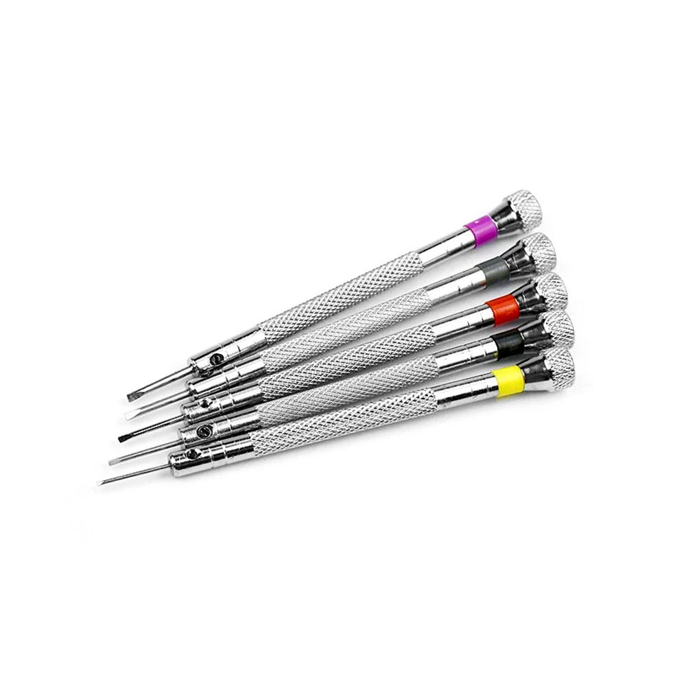 Tournevis en acier de 0.8 à 1.6mm pour la réparation de montres, outils de montre portables, retrait
