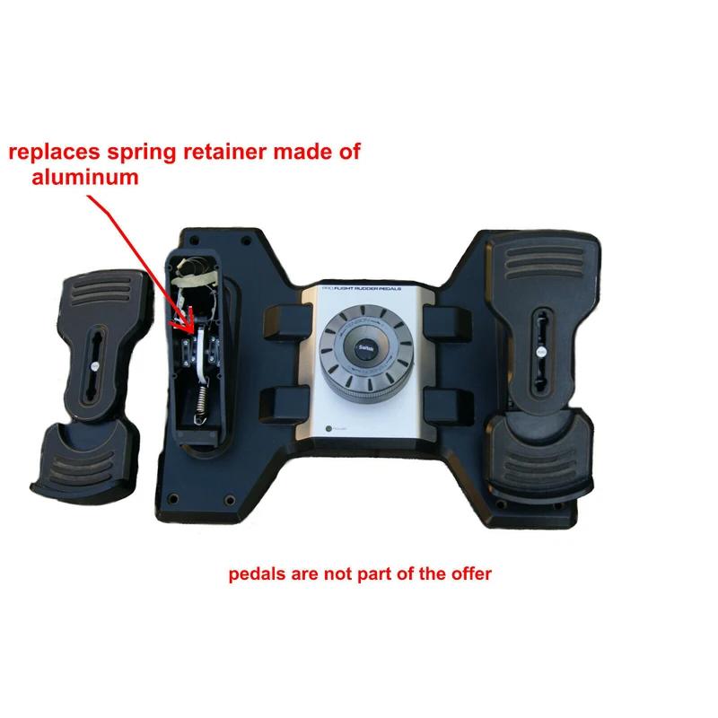 Mise à niveau de la pièce de rechange pour Logitech Saitek Pro, pédales de gouvernail de vol, suppor