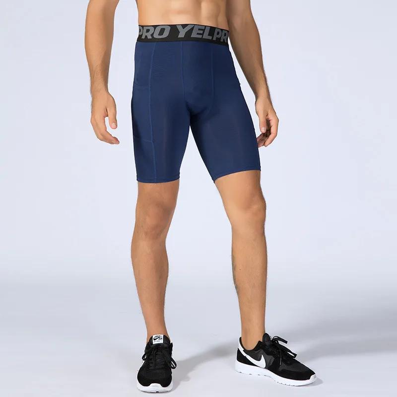 Collants de course courts à Compression pour hommes, séchage rapide, Leggings de Sport, Fitness, sou