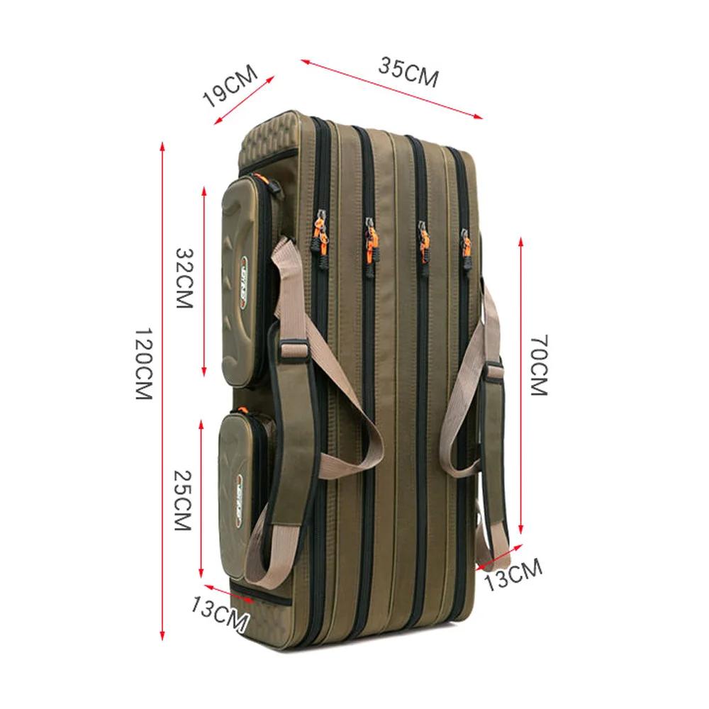 Sacs de pêche étanches à 100 couches, étui de rangement pour moulinet de pêche, sac à dos de grande 