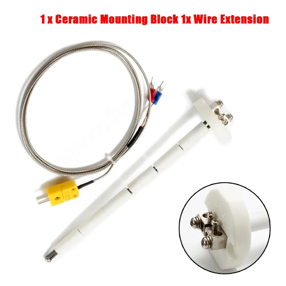 Bloc de Thermocouple universel de Type K, sonde de four en céramique 2372/1300 degrés F/C 11G, outil
